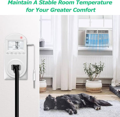 Temperature Controlled Outlet, Briidea Thermostat Outlet Compatible - Image 6