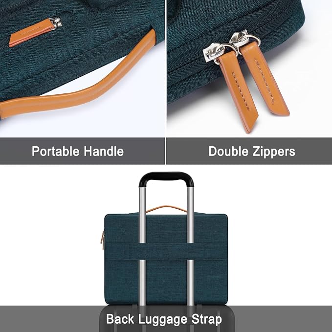 MOSISO 360 Protective Laptop Case 14 inch, 14 inch Laptop Sleeve Compatible - Image 4