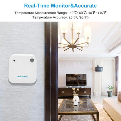 Inkbird Smart Thermometer, Freezer Wireless Thermometer Bluetooth Temperature - Image 6