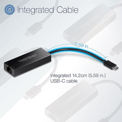 TRENDnet USB-C 3.1 to 2.5GBASE-T Ethernet Adapter, NDAA & TAA Compliant - Image 9