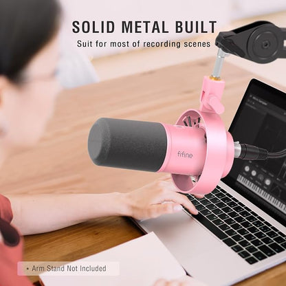 FIFINE XLR/USB Dynamic Microphone, Studio XLR Vocal Podcast Microphone - Image 6