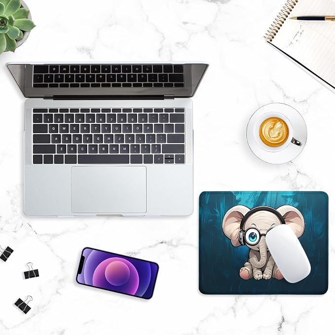 ITNRSIIET Mouse Pad with Stitched Edge Premium Textured Smooth Precise - Image 7