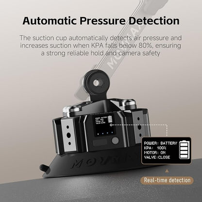 MOVMAX Blade Arm Solar Powered Electronic Suction Kit, Shock Absorber Arm Car - Image 3