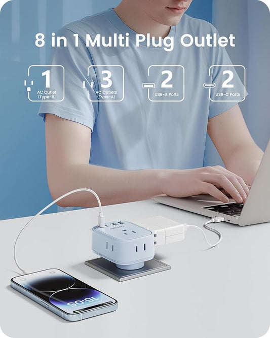 LENCENT Multi Plug Outlet Extender - Image 2
