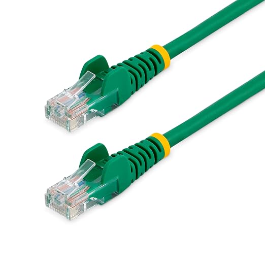 StarTech.com Cat5e Ethernet Cable - 25 ft - Green- Patch Cable - Snagless Cat5e by StarTech