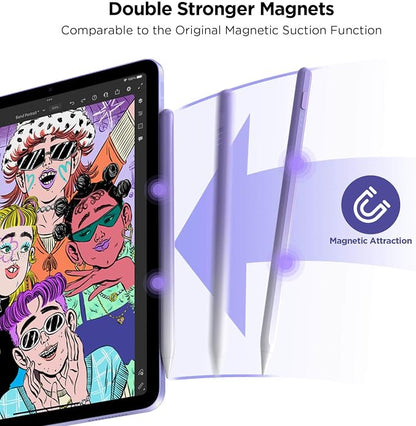 Stylus Pen for iPad 2018-2025, 15Mins Fast Charge for Apple Pencil, Palm - Image 6