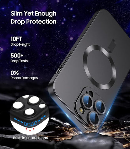 Magnetic for iPhone 15 Pro Max Case Slim Soft Silicone Bumper Shockproof - Image 4