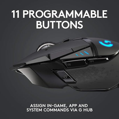 Logitech G502 Lightspeed Wireless Gaming Mouse - Image 4