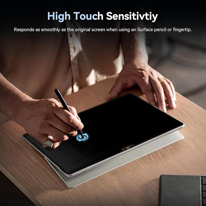 Privacy Filter Compatible with Microsoft Surface Pro 10 / 9 / 8 / X, Easy - Image 5