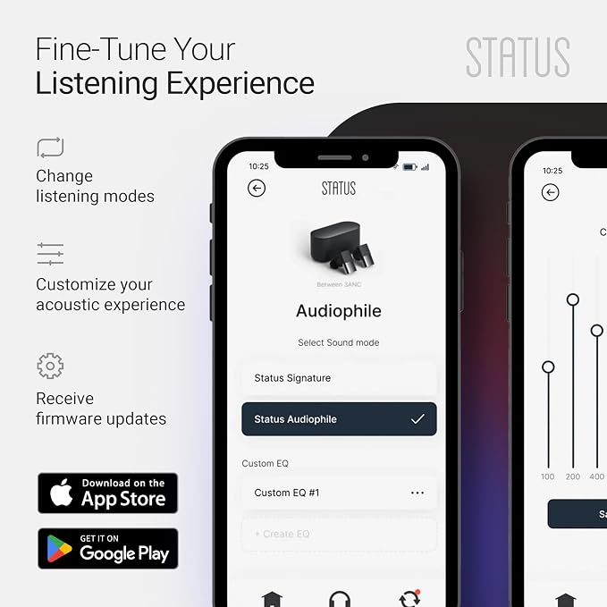 Status Between 3ANC Onyx True Active Noise Cancelling Wireless Earbuds - Image 7