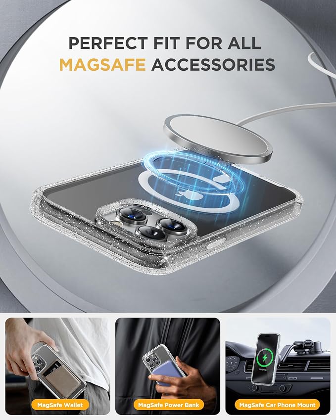 Miracase Magnetic for iPhone 15 Pro Case Full-Body Phone case - Image 5