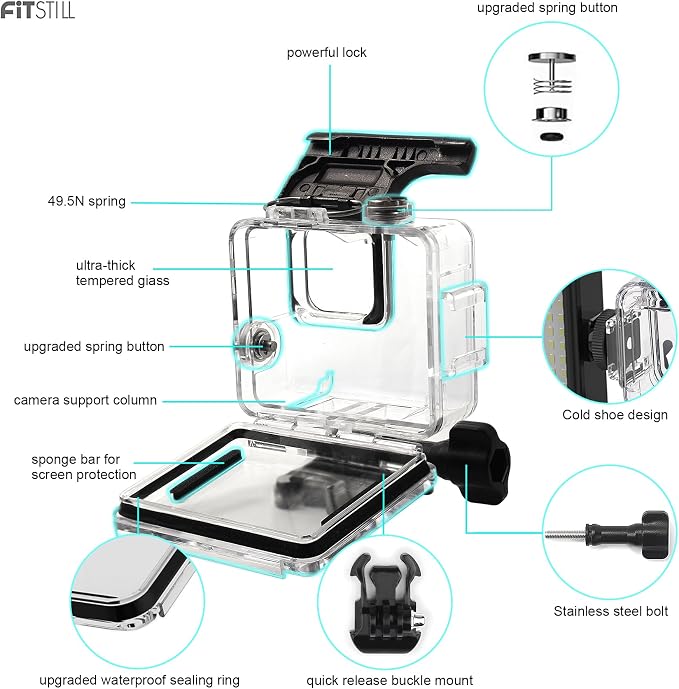 FitStill 45M/148FT Underwater Waterproof Case - Image 4