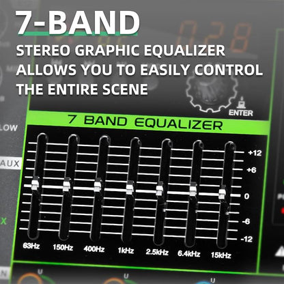 Depusheng PA12 Professional Audio Mixer Sound Board Console Desk System - Image 4