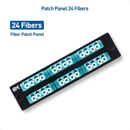 Cable Matters 24 Fibers LC to LC OM3/OM4 Multimode Fiber Patch Panel - Image 6