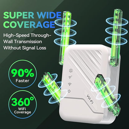 2026 Best WiFi Extender Signal Booster, Internet Extender Covers Up to 13389 - Image 3