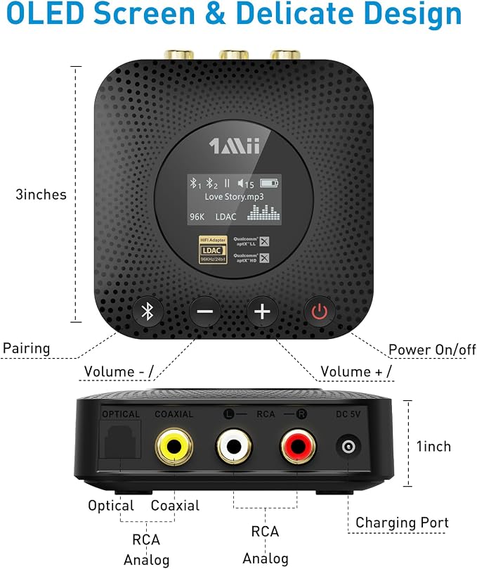 1Mii B06HD+ Hi-Res Bluetooth 5.1 Music Receiver - Image 6