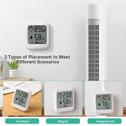 HATUSOKU Pack of 2 Digital Thermometer and Hygrometer - Image 3