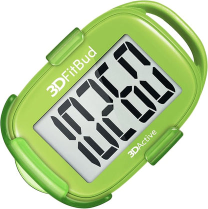 3DActive 3DFitBud Simple Step Counter Walking 3D Pedometer by 3DActive