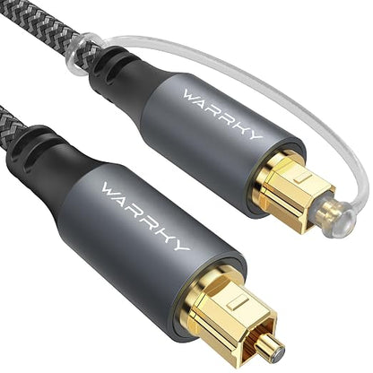 Warrky Optical Audio Cable, 6ft / 1.8m Optical Cable by WARRKY