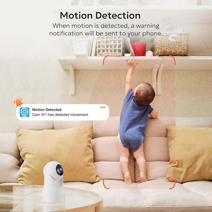 owltron 4pcs Indoor Pan/Tilt Security Camera 2K, Smart Cam - Image 4