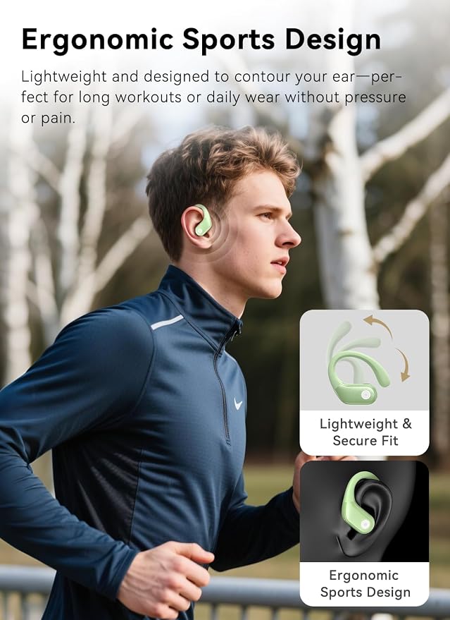 Wireless Earbuds, ANC Noise Cancelling Sport Ear Buds - Image 8