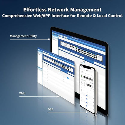 Goalake 28-Port Gigabit Managed PoE Switch – - Image 7