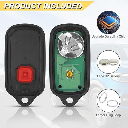 Vurkcy Key Fob Replacement for 2002-2006 Toyota Camry/ 03-08 Matrix/ 99-03 - Image 5