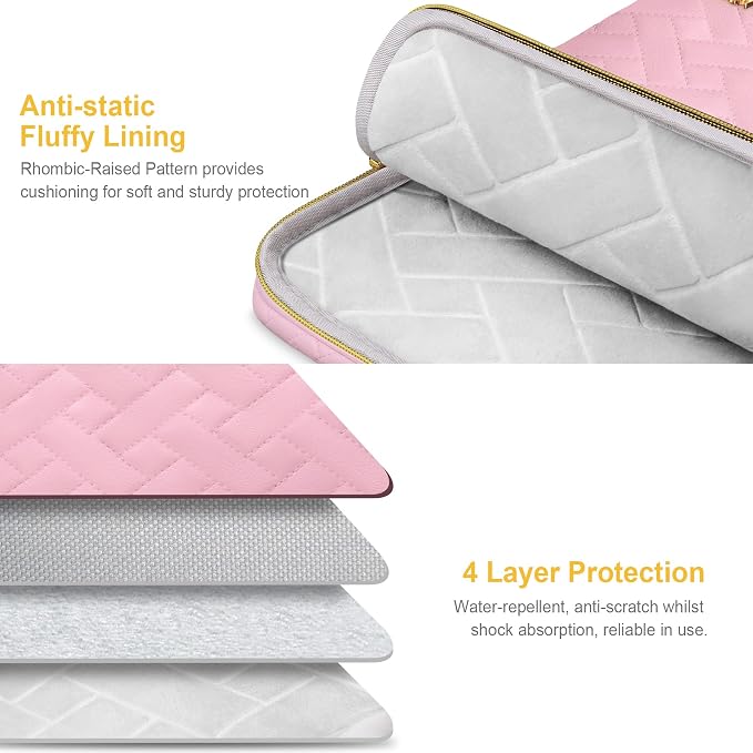 Lacdo 15-15.6 Inch Laptop Sleeve Case - Image 2