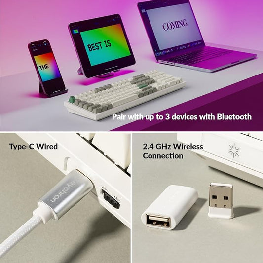 Keychron Q6 Max QMK/VIA Bluetooth Wireless /2.4 GHz/USB-C Wired Custom - Image 2