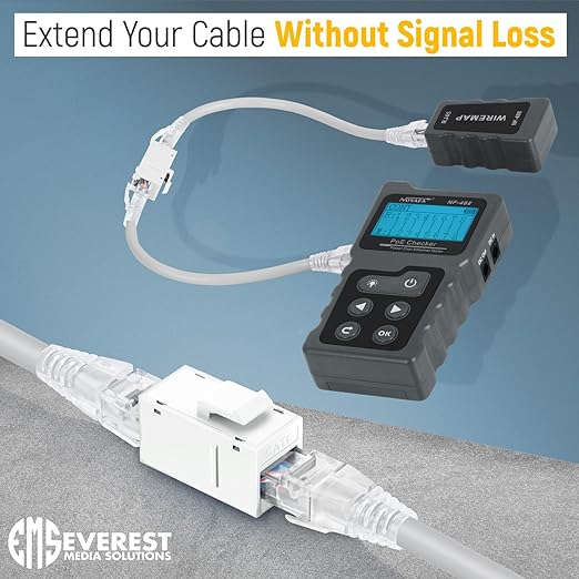Everest 48-Pack Cat6 RJ45 Keystone Coupler - Image 4