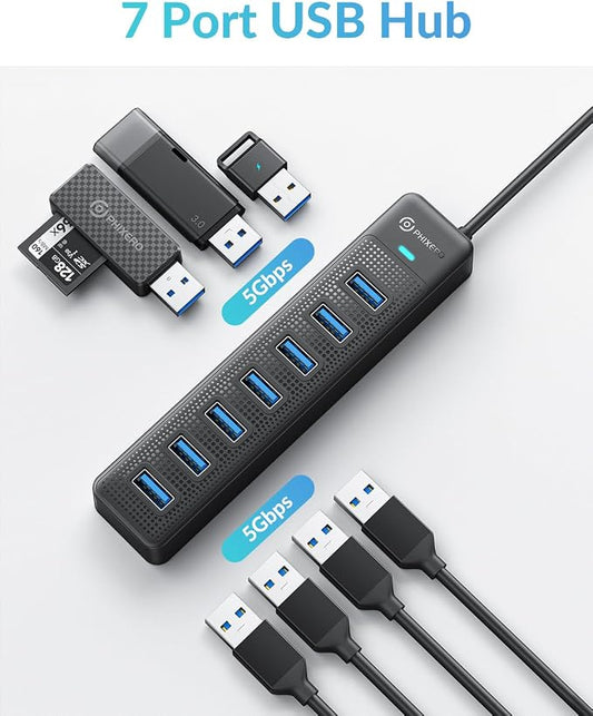 PHIXERO 7 Port USB Hub 3.2 - Image 2