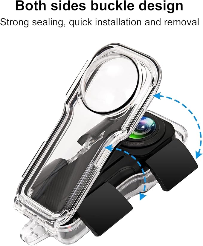 PULUZ 40m/131ft Dive Case for Insta360 One RS 1-Inch 360 Edition - Image 3