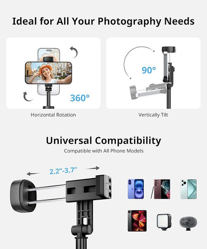 72'' Selfie Stick Tripod, Tripod - Image 4