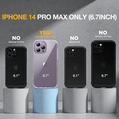 Miracase Glass Series Designed for iPhone 14 Pro Max Case 6.7 Inch, Upgrade - Image 6