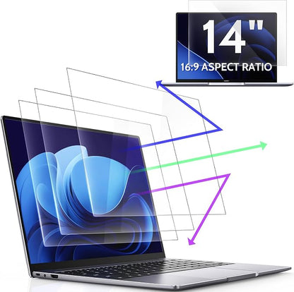 3 Pcs 14 Inch Anti Blue Light Screen Protector Compatible by peslv