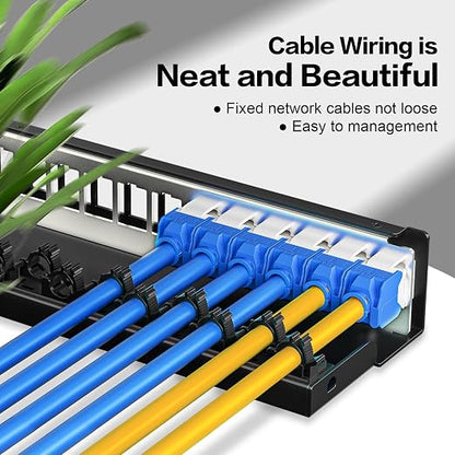 Patch Panel 12 Port 1U UTP/STP Blank Keystone Patch Panel Compatible - Image 7