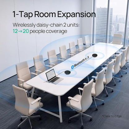 Yealink Bluetooth Speakerphone SP96 Support Daisy-Chain 26H Talk Time Teams - Image 4