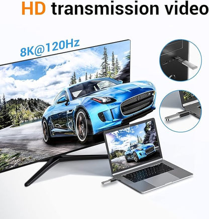 Temdan USB to USB C Adapter , Car Charger OTG Converter Compatible - Image 6
