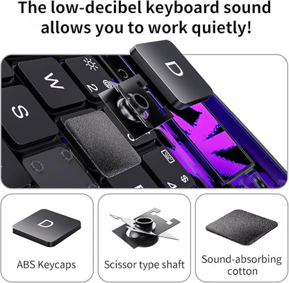 iPad Keyboard Case for iPad 10th Gen & 11th, Magic Wireless Keyboard - Image 9
