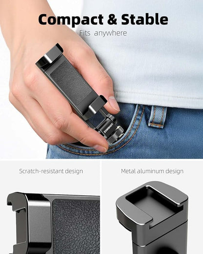 All Metal Phone Tripod Mount, 360° Rotation Tripod Phone Mount - Image 6