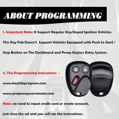 MechanMagic Keyless Entry Remote Control Key Fob Replacement Fits - Image 6