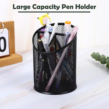 2 Pack Mesh Pencil Holder Pen Cup - Image 5