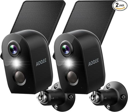 AOQEE Security Cameras Wireless Outdoor-2.4Ghz WiFi Cameras by AOQEE
