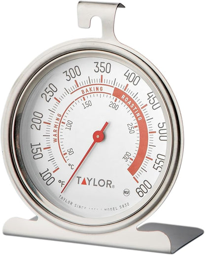 Taylor 5932 Large Dial Oven Thermometer 2 Pack, 3.25 Inch Stainless Steel - Image 5