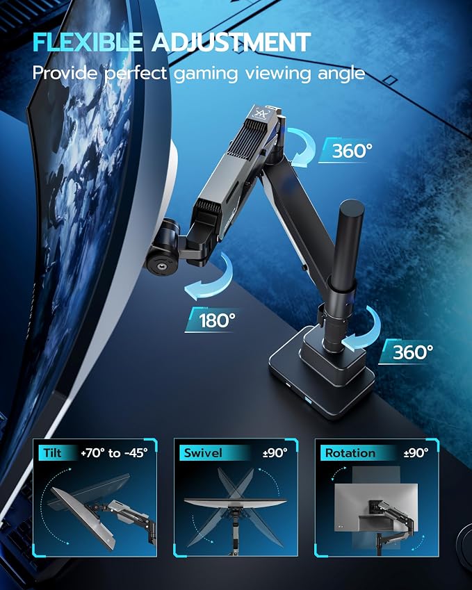 ARES WING Single Monitor Mount - Image 5