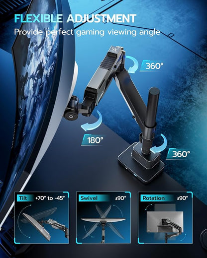 ARES WING Single Monitor Mount - Image 5