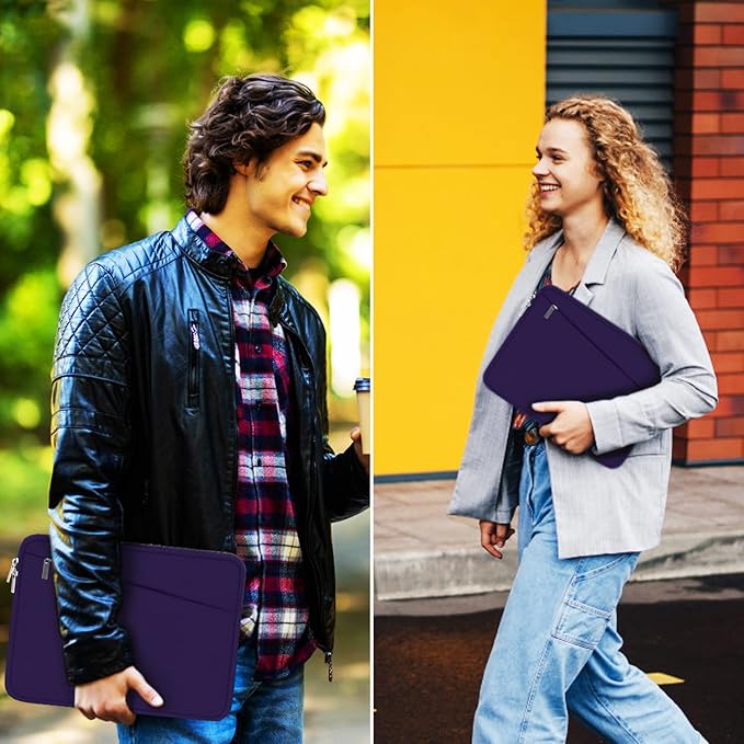 15.6 inch Laptop Sleeve Case, Durable Computer Carrying Bag Protective Case - Image 7