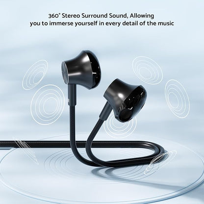 USB C Headphone with Microphone 3 Pack, Type C Wired Earbuds with Noise - Image 5