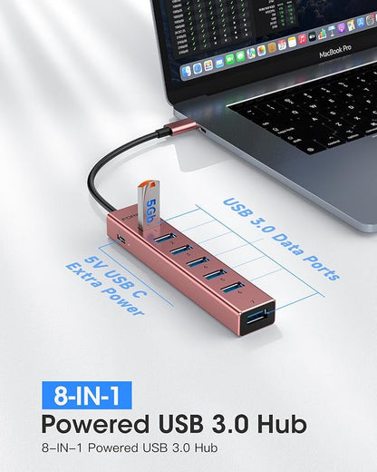 FORIDA USB C Hub-8 Port USB HUB - Image 7