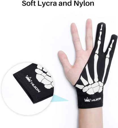 HUION Skeleton Artist Glove for Graphic Drawing Tablet Pad Monitor Painting - Image 3